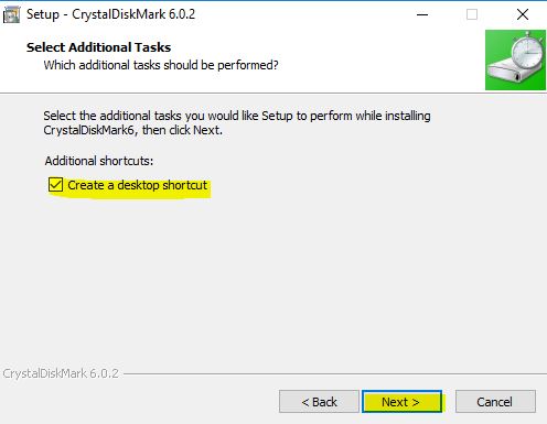 CrystalDiskMark Acceso Directo